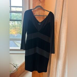 Ralph Lauren Black Long Sleeve Dress